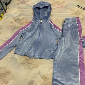 Girls Zip up Jacket and sweatpants